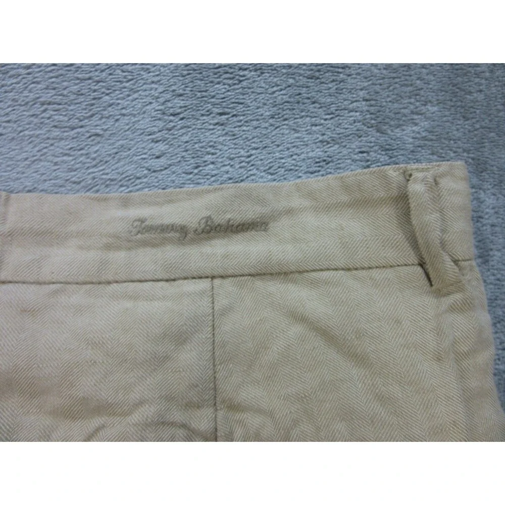 Tommy Bahama Pants Mens 42 (Actual 39 x28.5) Linen Silk Blend Chino Beige